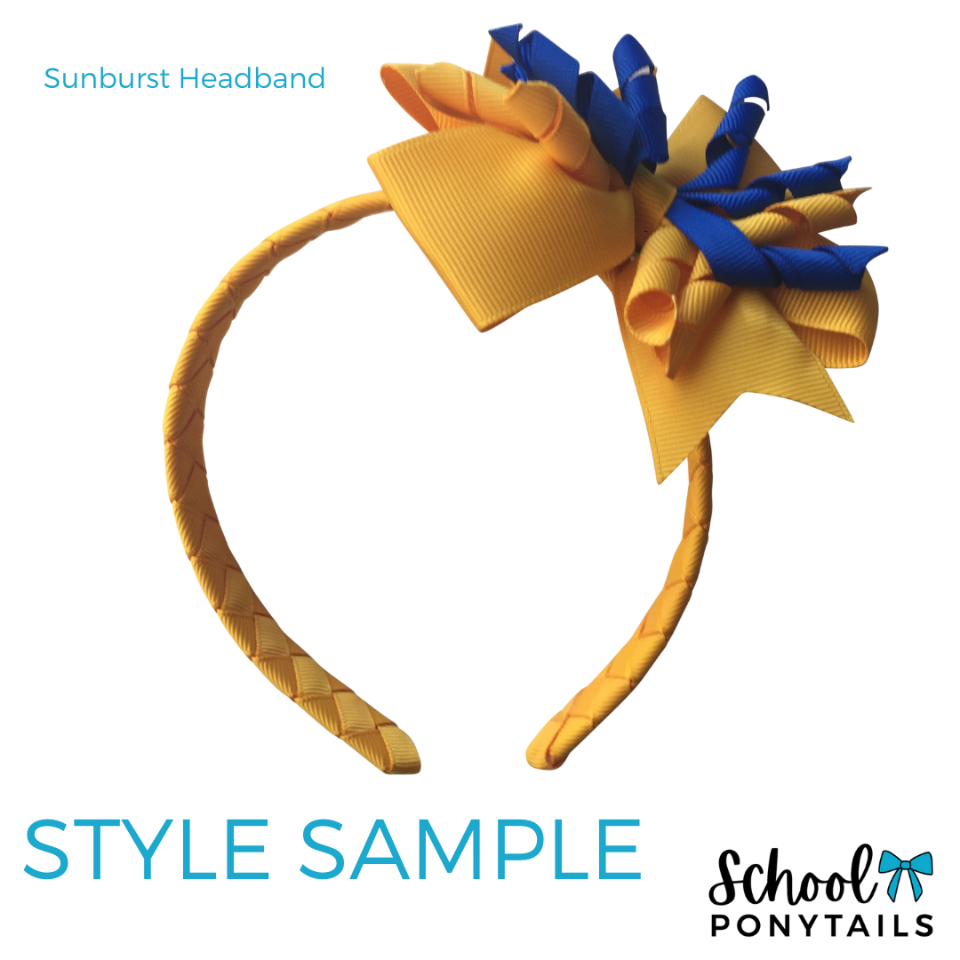 Shiraz & Navy & Yellow Hair Accessories