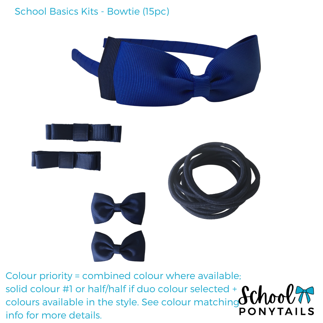 Black & Yellow & Purple & Sea Blue Hair Accessories