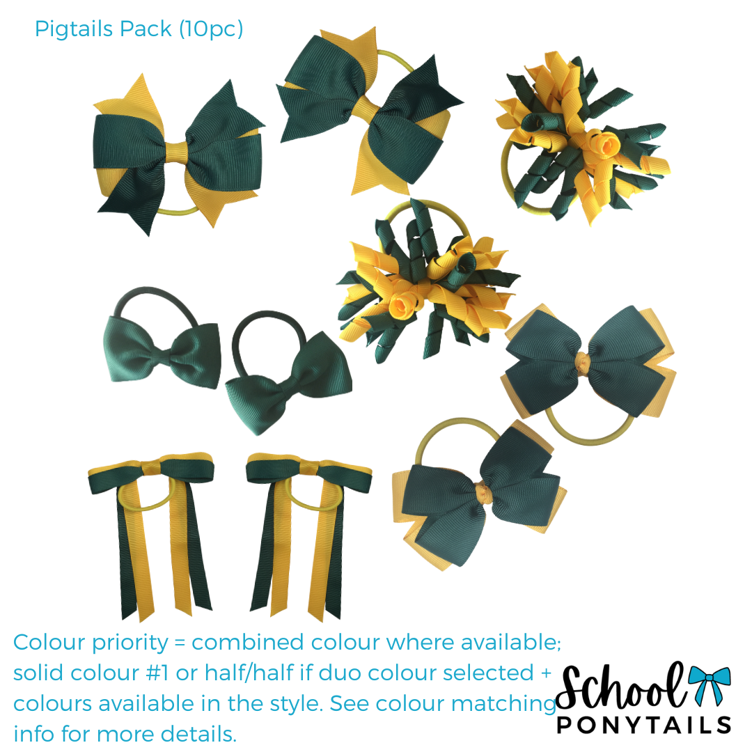 Royal Blue & Black Hair Accessories