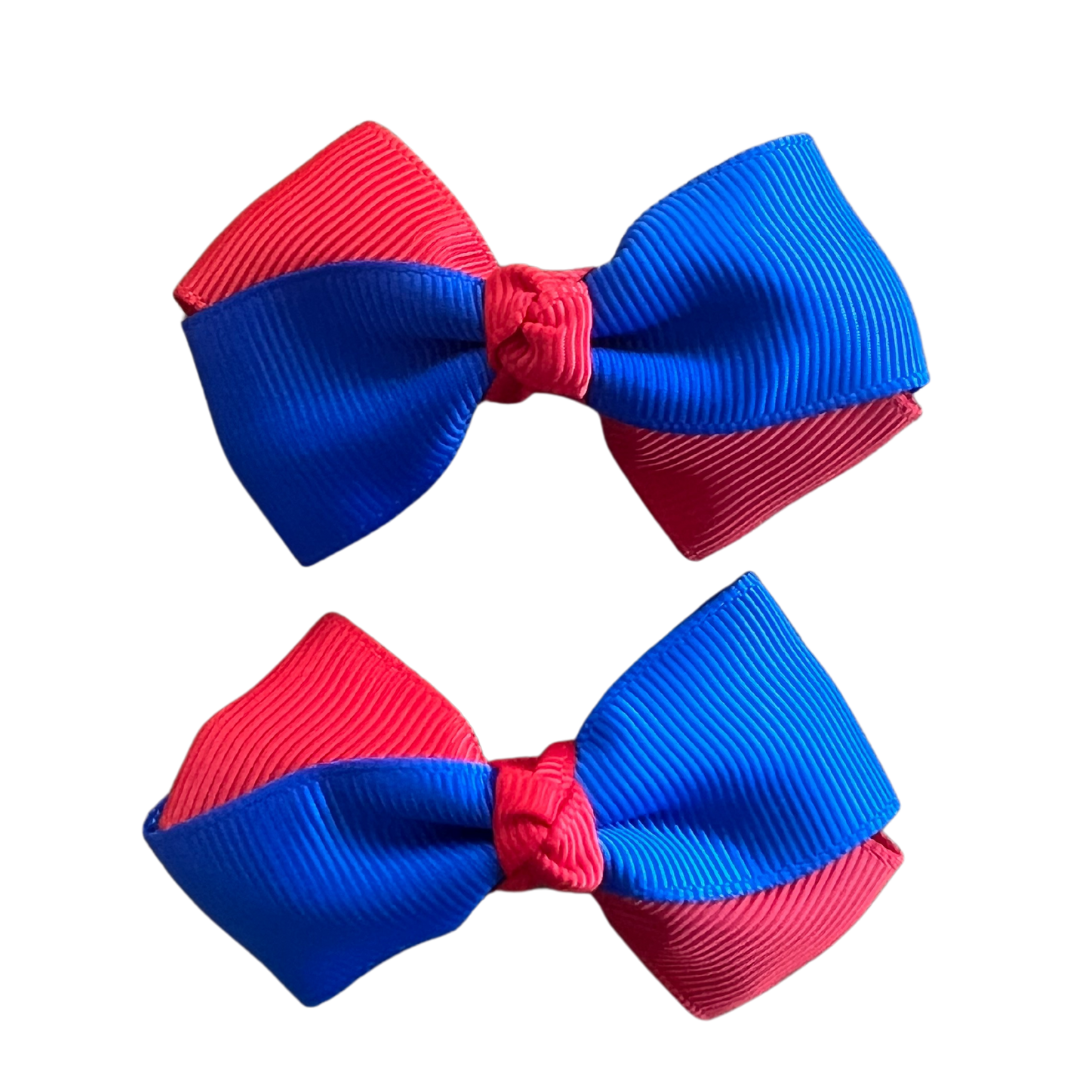 Red & Royal Blue Hair Accessories