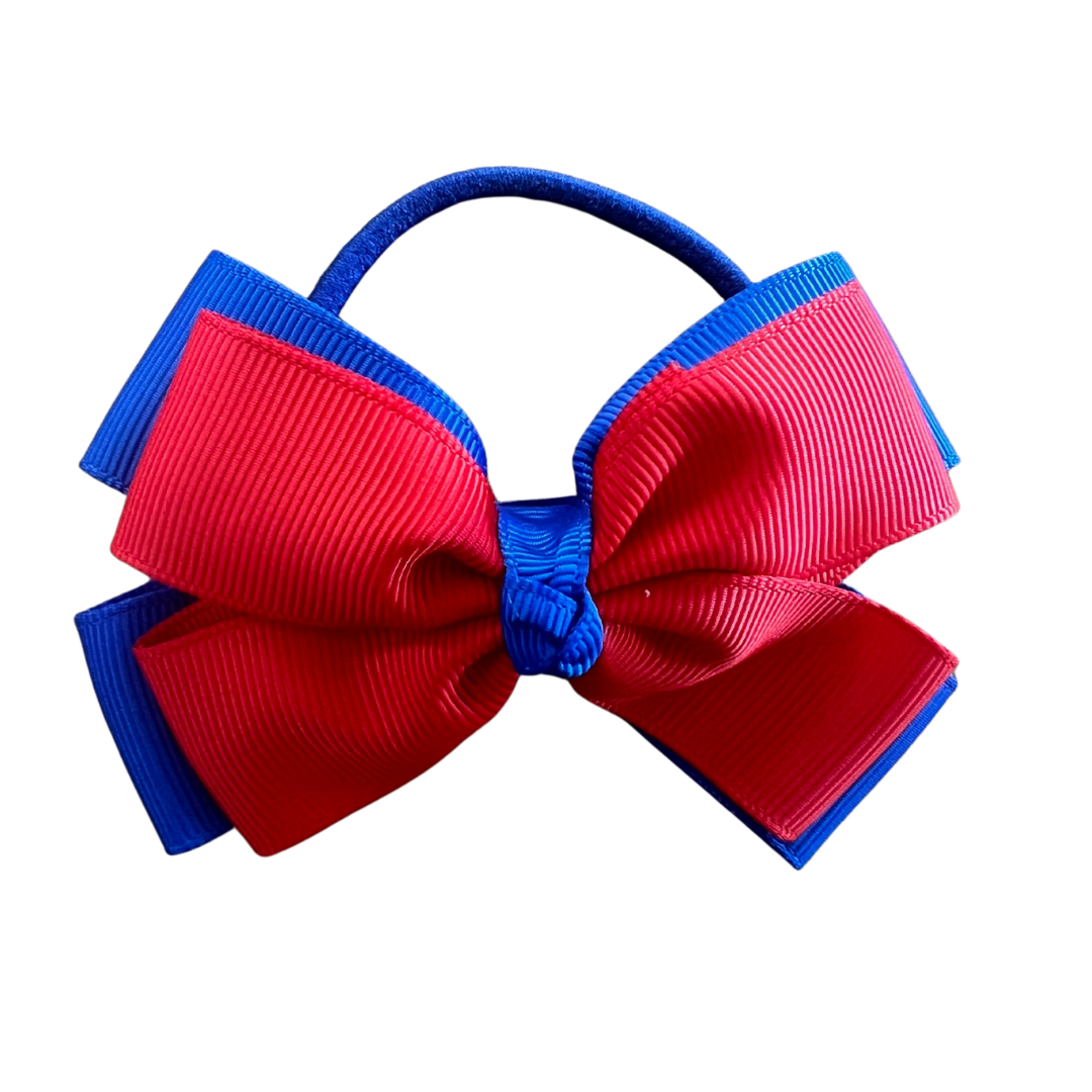 Red & Royal Blue Hair Accessories