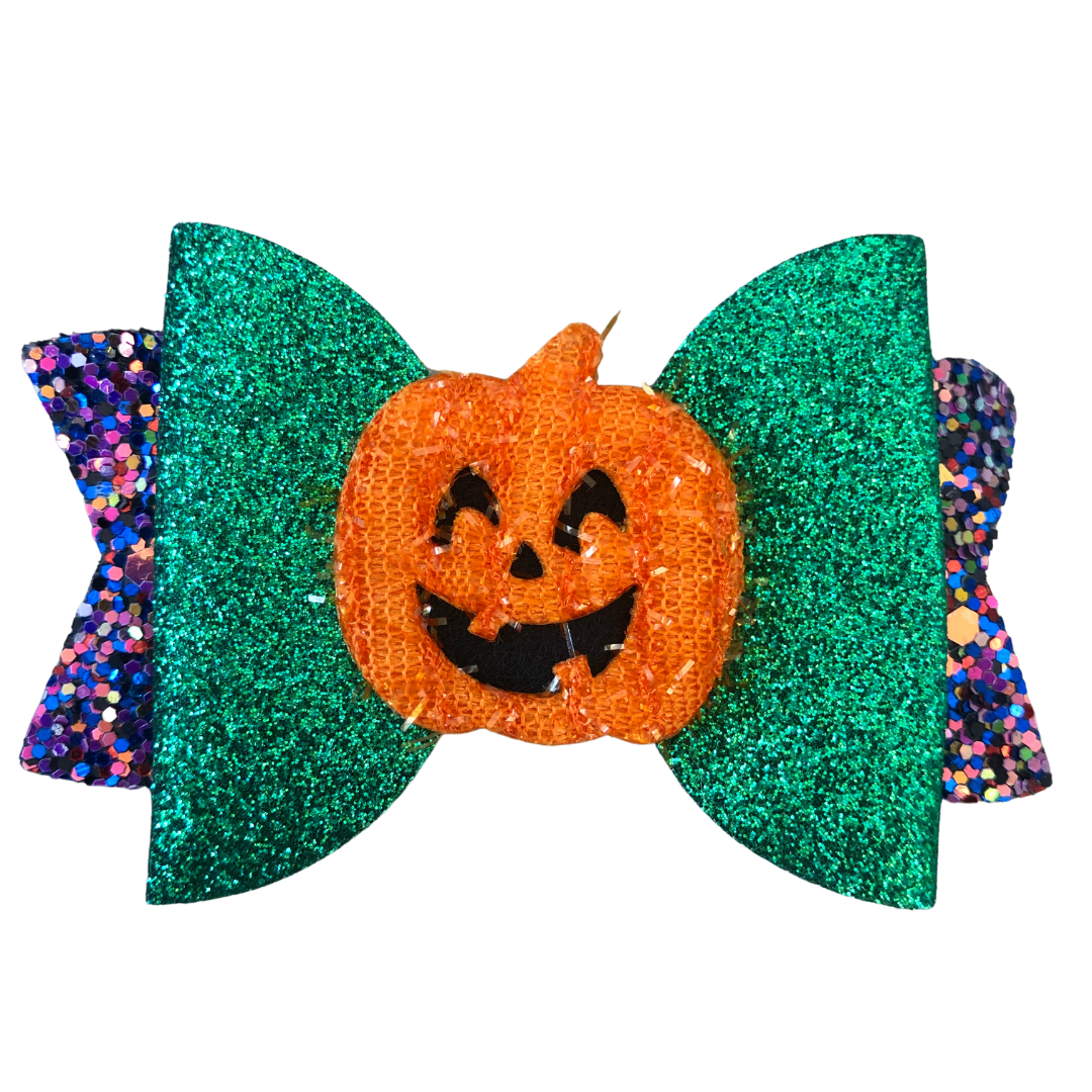 Petrified Pumpkin Halloween Hair Clip