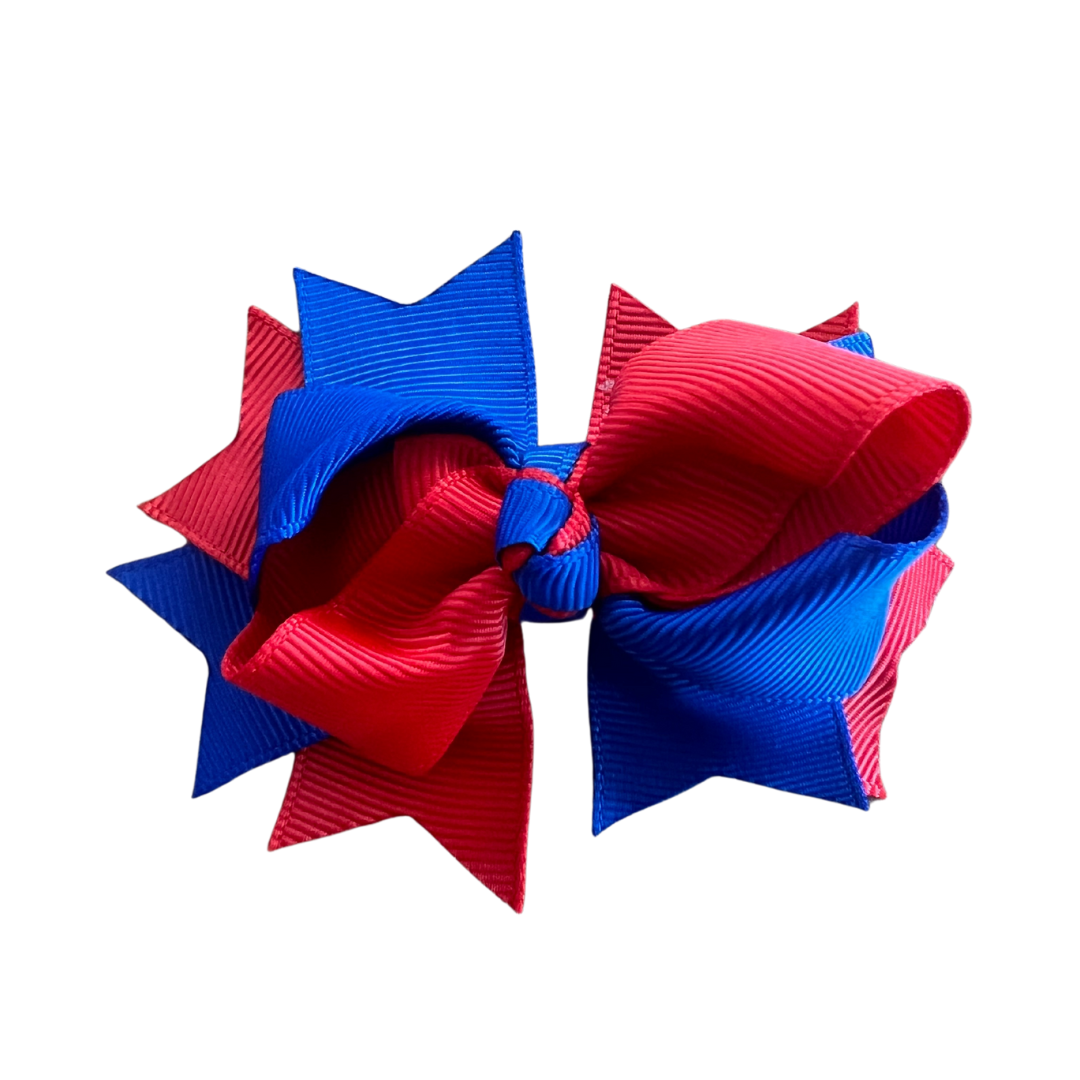 Red & Royal Blue Hair Accessories