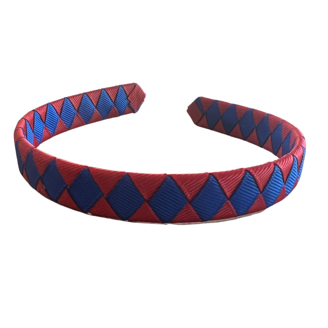 Red & Royal Blue Hair Accessories
