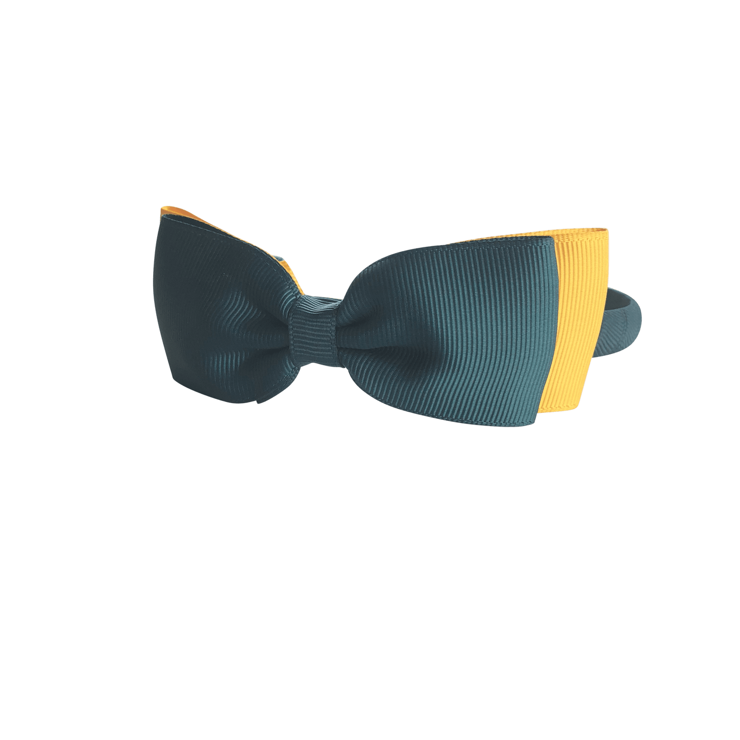 Darkest Petrol Green & Gold Hair Accessories - Ponytails and Fairytales