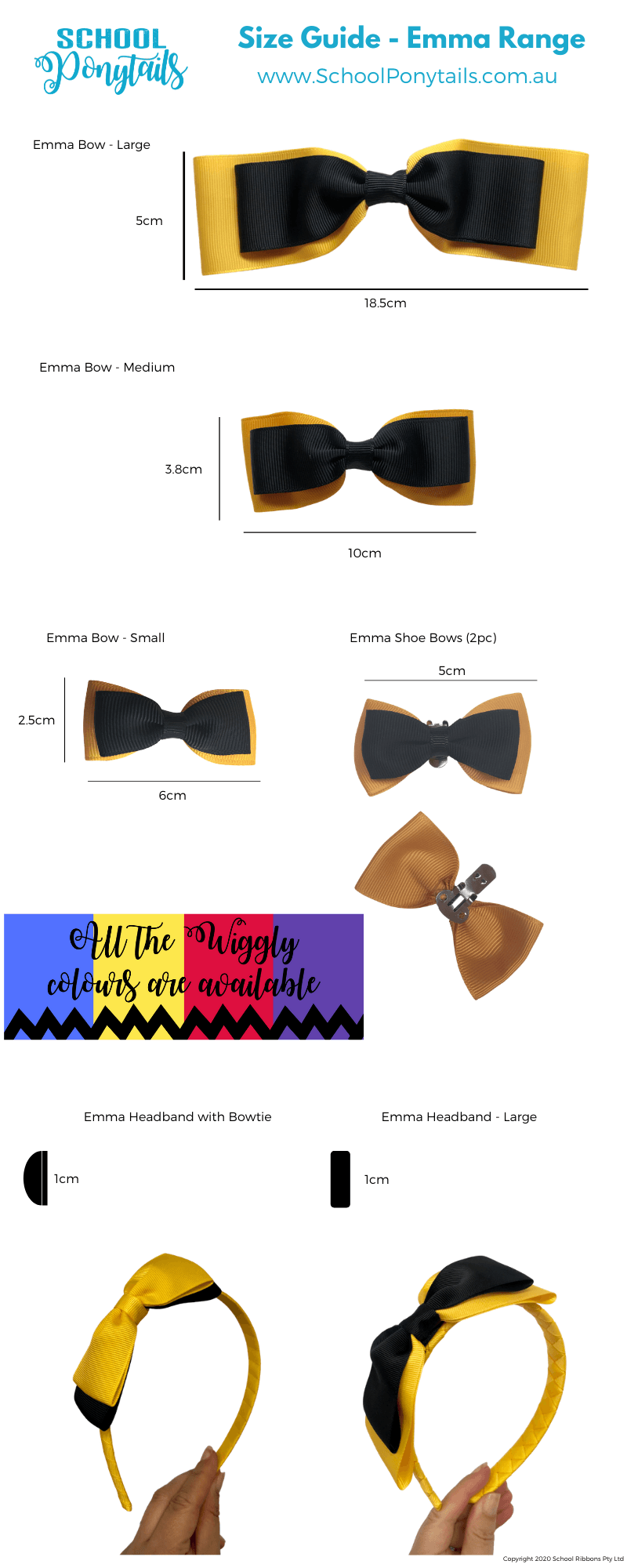 Emma Bow - Headband - Ponytails and Fairytales