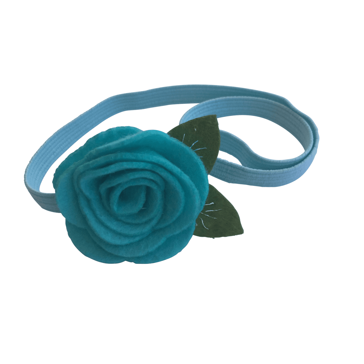 Felt Rose Headband - Ponytails and Fairytales