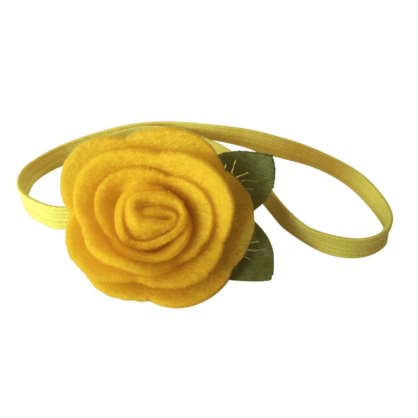 Felt Rose Headband - Ponytails and Fairytales
