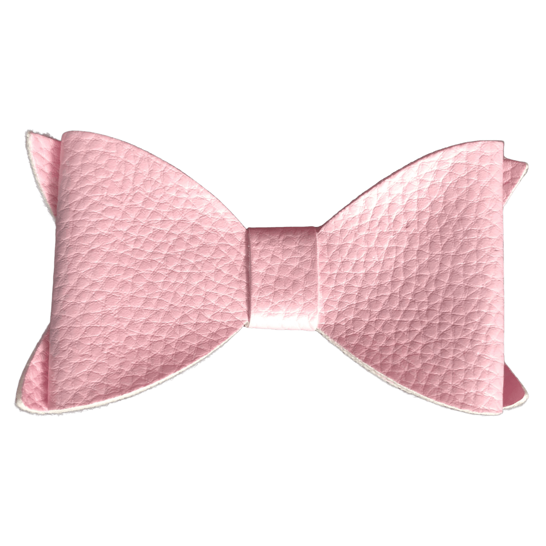 Leather Look Big Bow - Ponytails and Fairytales