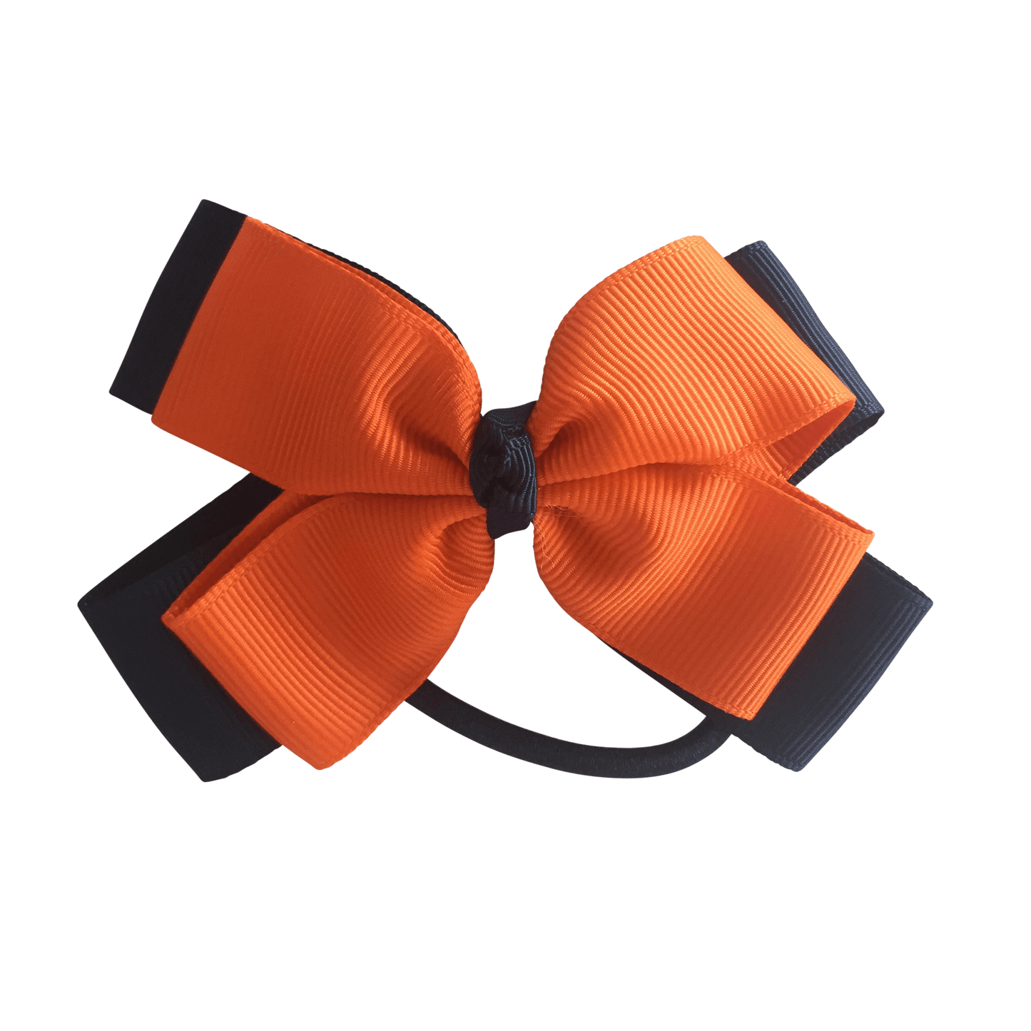 Orange & Navy Hair Accessories - Ponytails and Fairytales