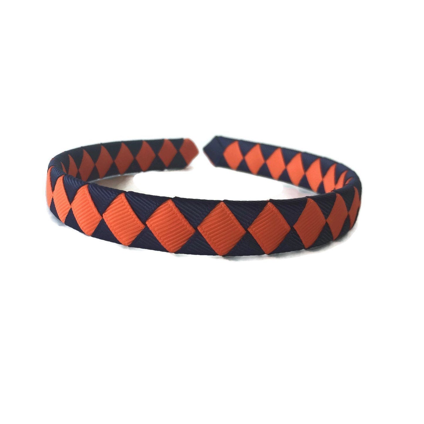 Orange & Navy Hair Accessories - Ponytails and Fairytales