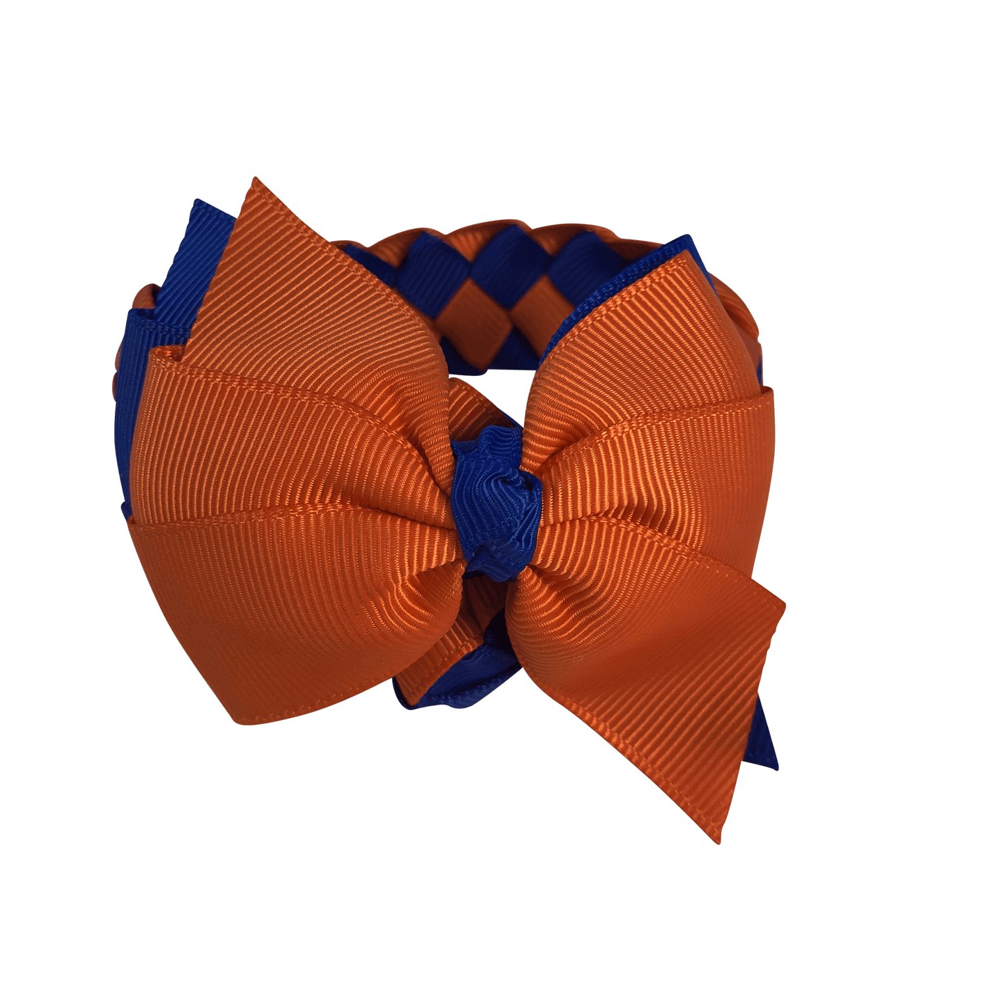 Orange & Royal Blue Hair Accessories - Assorted Hair Accessories - School Uniform Hair Accessories - Ponytails and Fairytales