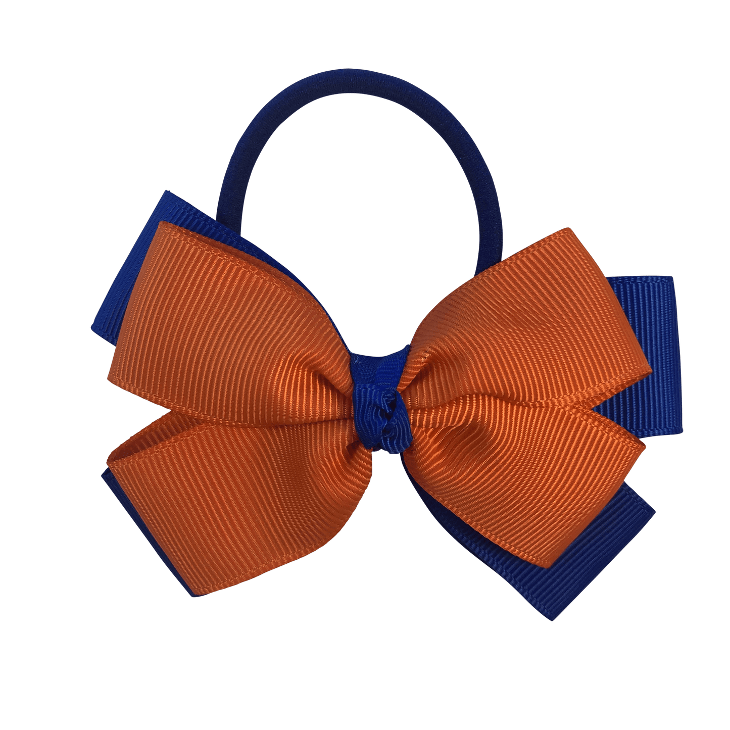 Orange & Royal Blue Hair Accessories - Assorted Hair Accessories - School Uniform Hair Accessories - Ponytails and Fairytales