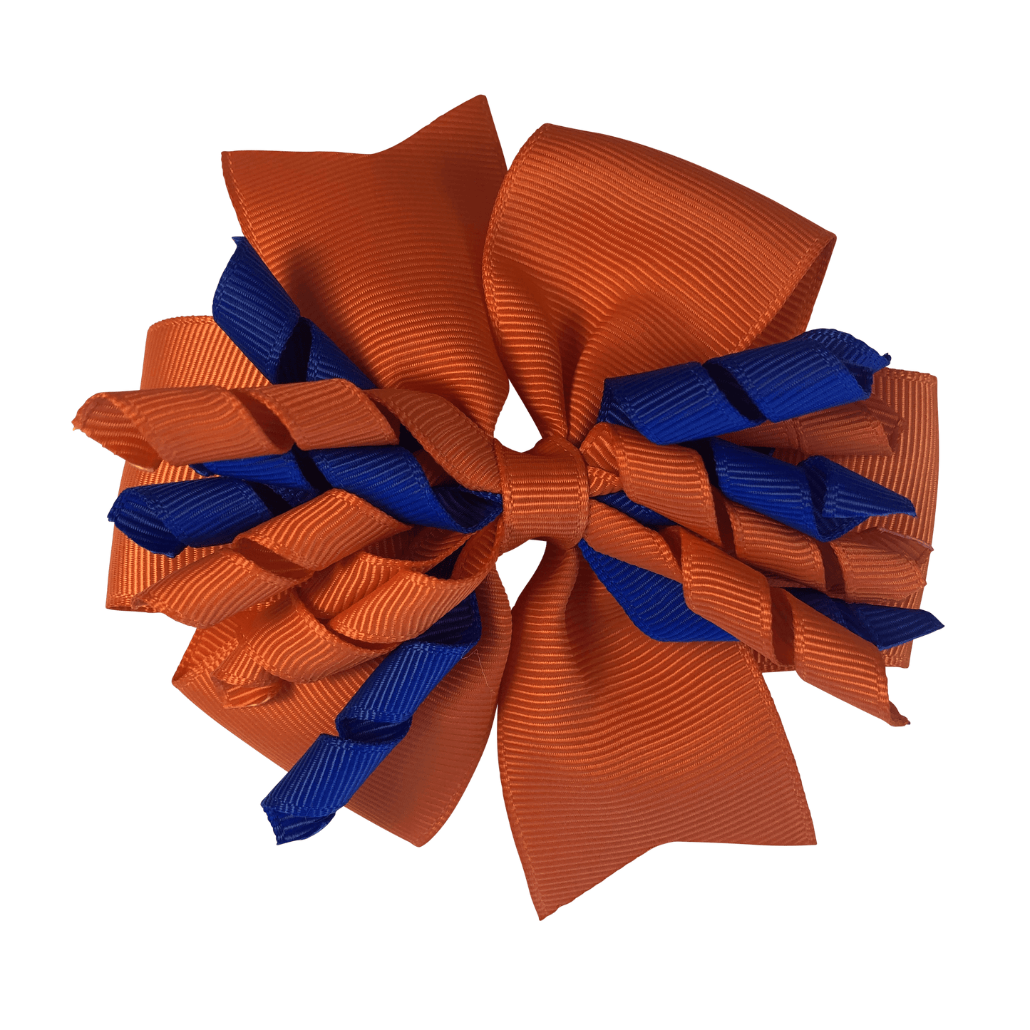 Orange & Royal Blue Hair Accessories - Assorted Hair Accessories - School Uniform Hair Accessories - Ponytails and Fairytales