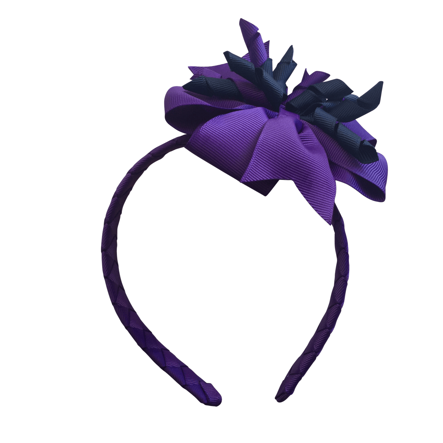 Purple & Navy Hair Accessories - Ponytails and Fairytales