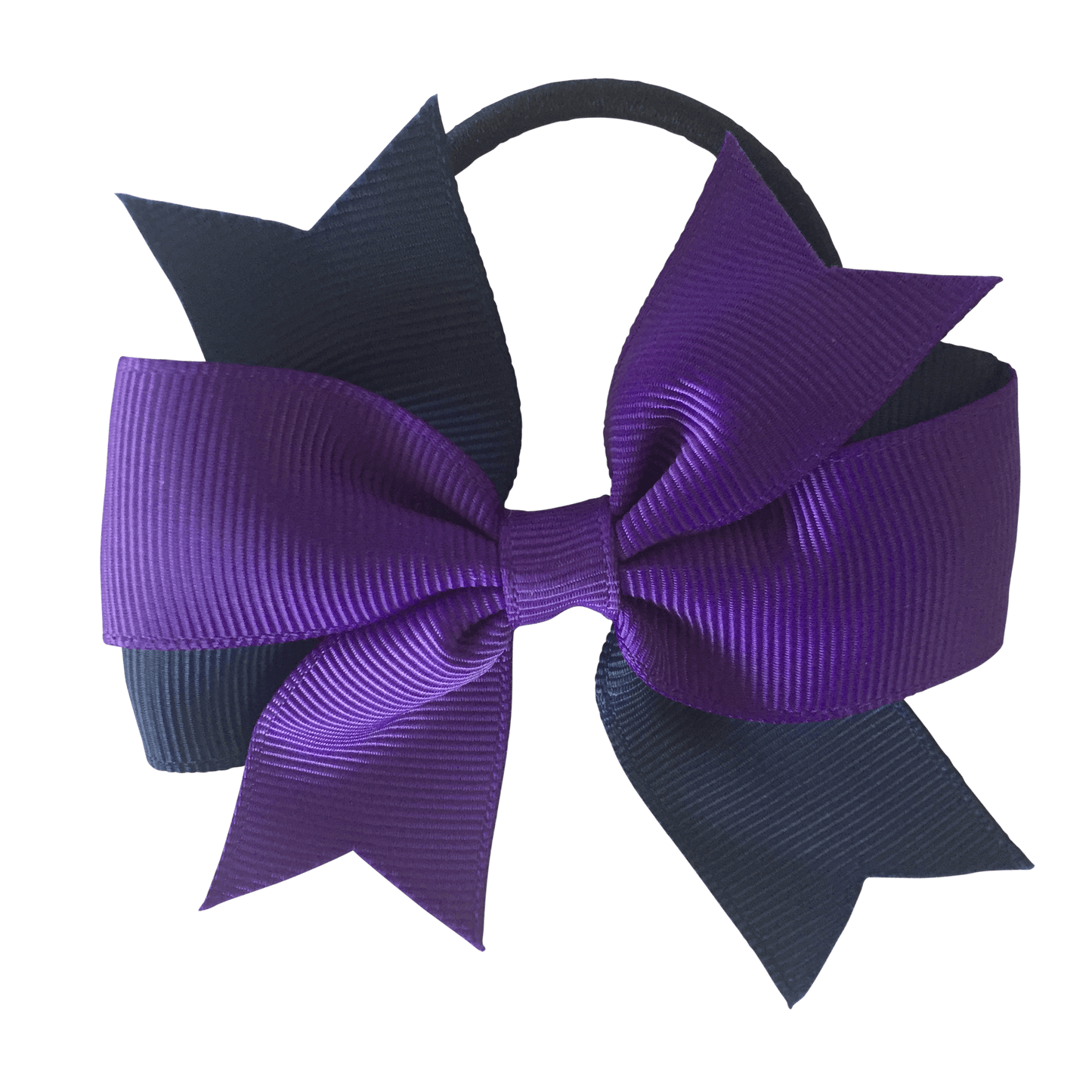 Purple & Navy Hair Accessories - Ponytails and Fairytales