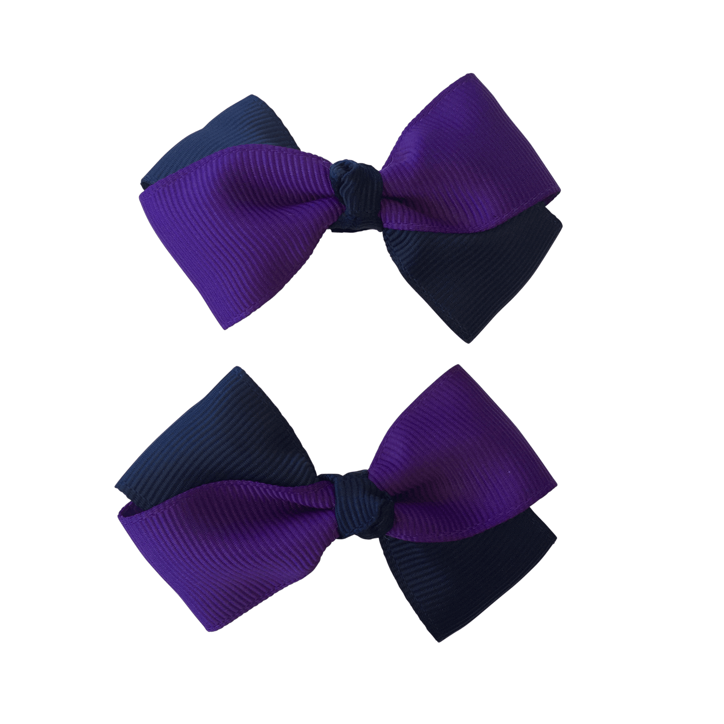 Purple & Navy Hair Accessories - Ponytails and Fairytales