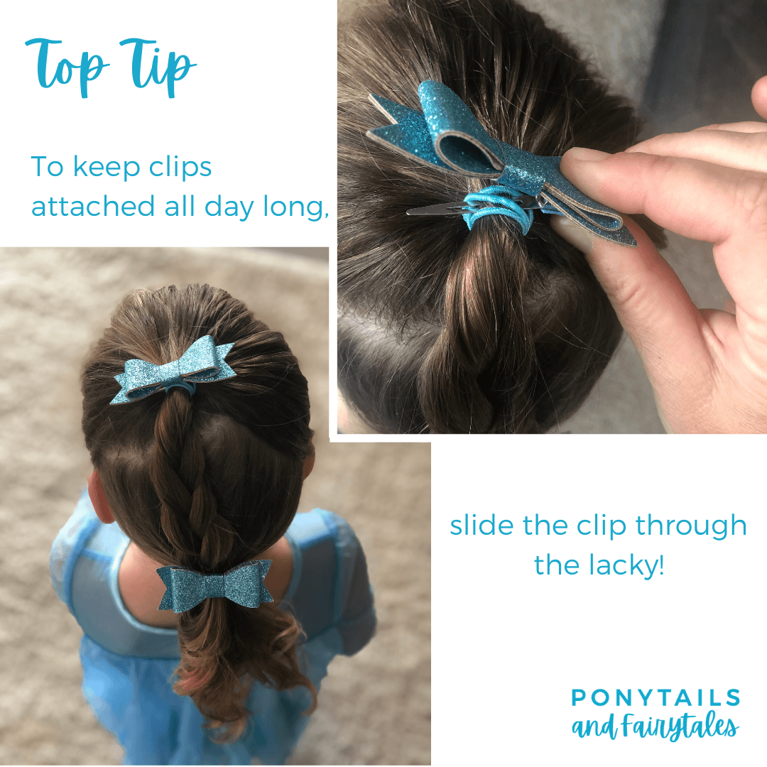 Simple Bow Clip - Ponytails and Fairytales