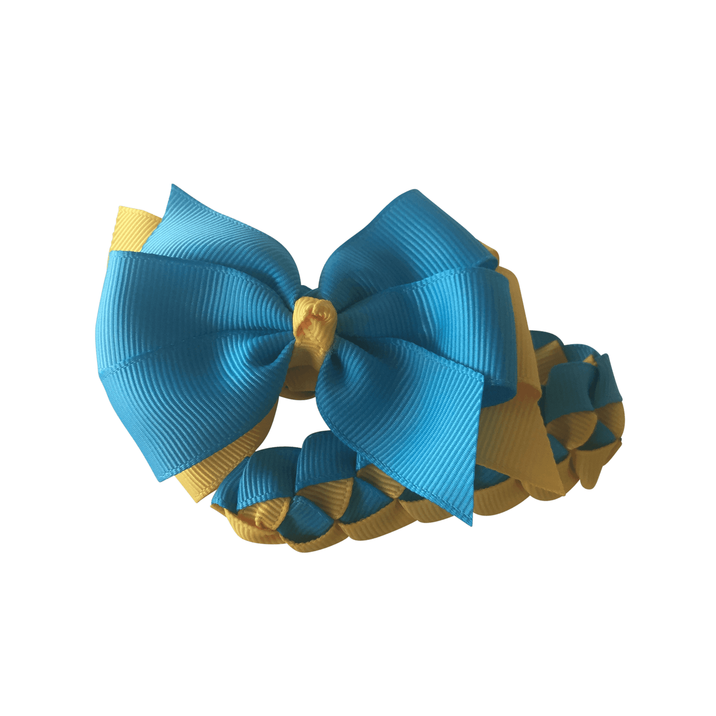 Turquoise & Yellow Hair Accessories - Ponytails and Fairytales