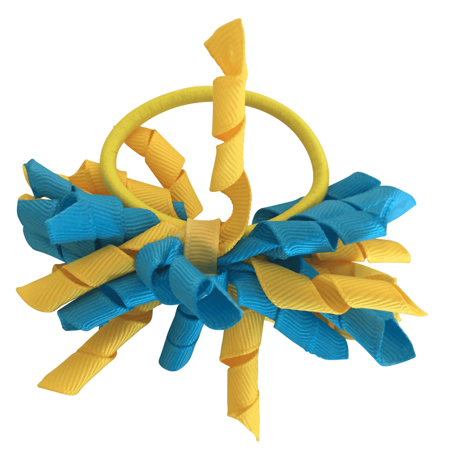 Turquoise & Yellow Hair Accessories - Ponytails and Fairytales
