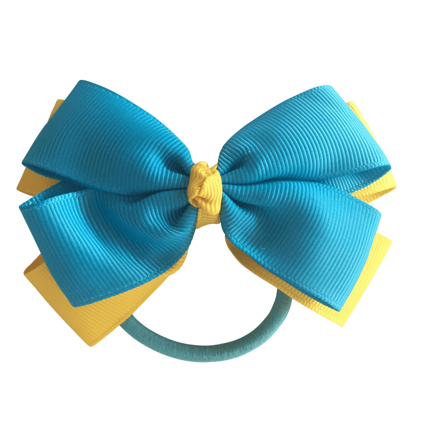 Turquoise & Yellow Hair Accessories - Ponytails and Fairytales