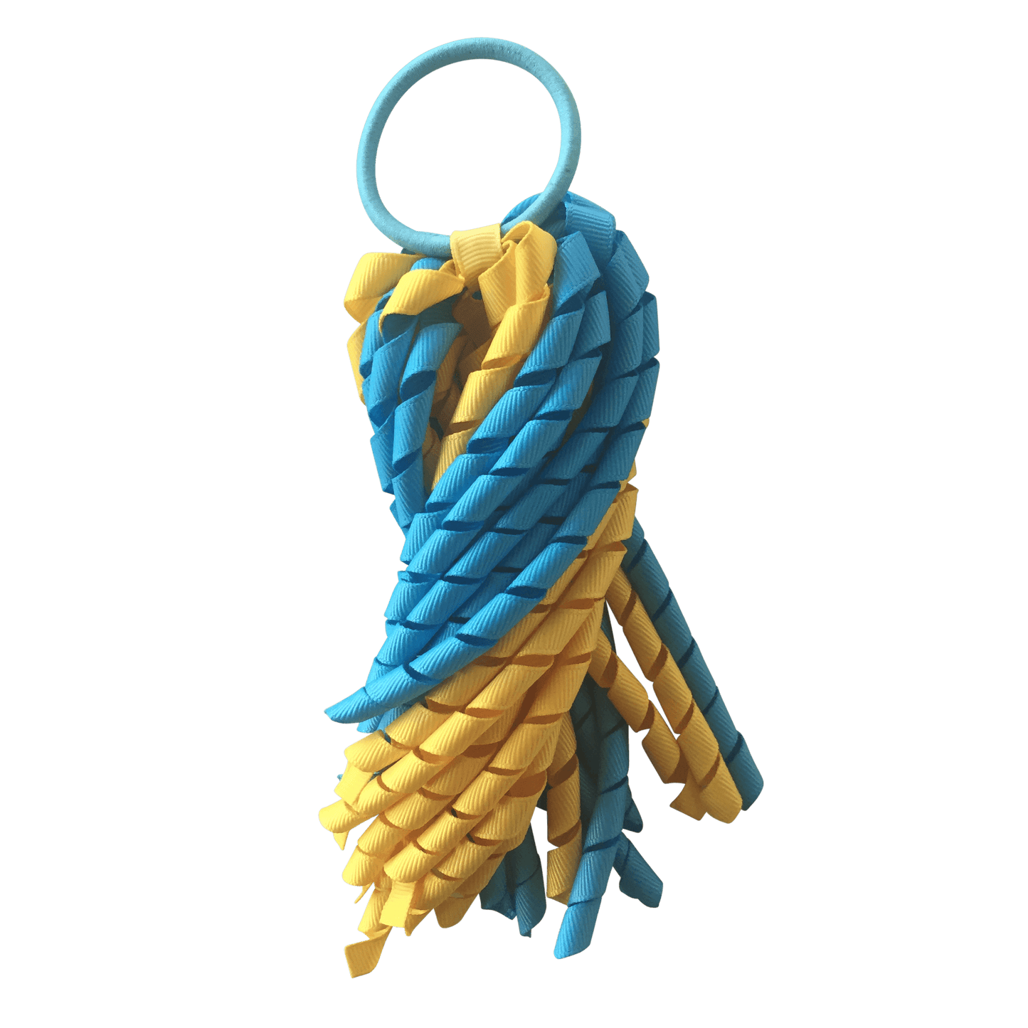Turquoise & Yellow Hair Accessories - Ponytails and Fairytales