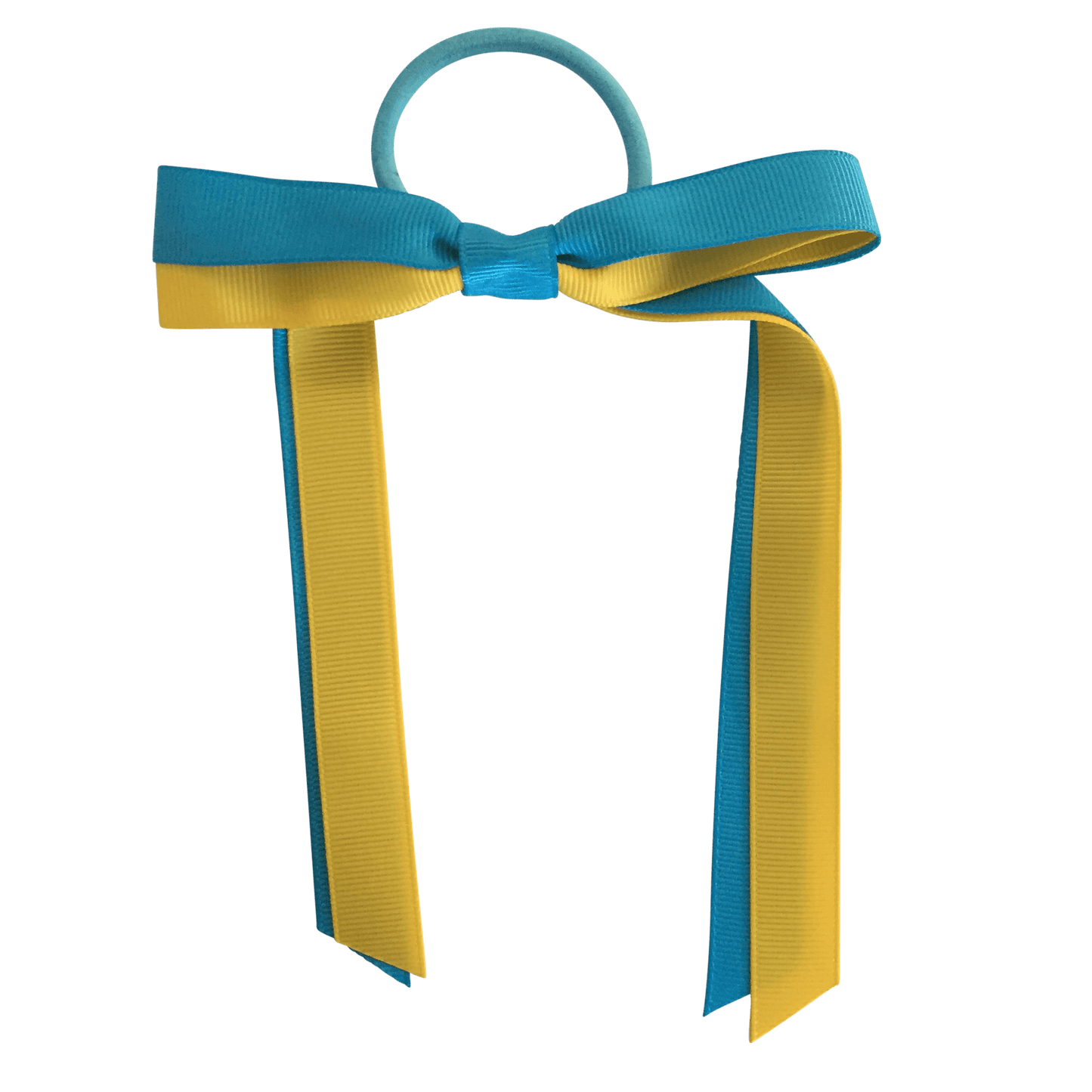 Turquoise & Yellow Hair Accessories - Ponytails and Fairytales