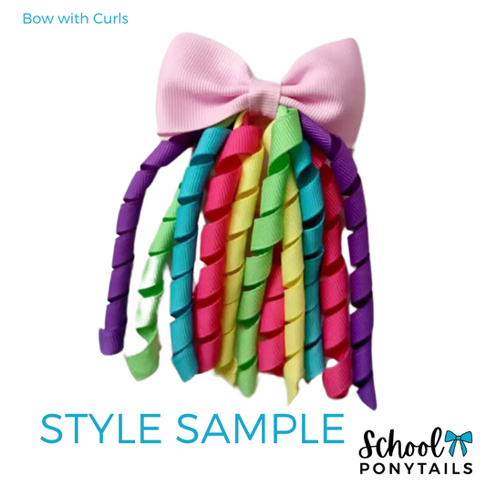 Bow with Curls {Pre-Order}