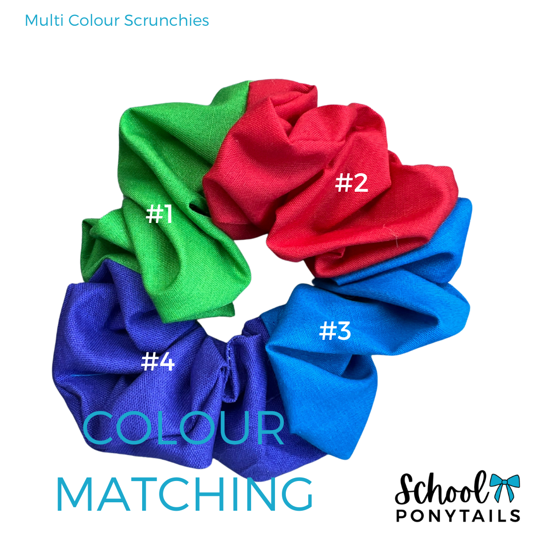 4 Faction Multi Colour Scrunchies - Min. 10pc Bundle {Pre-Order}