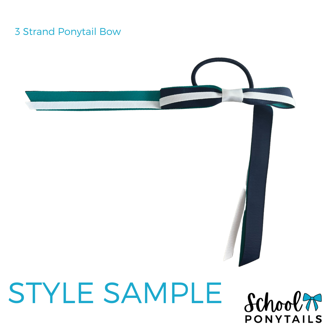 3 Strand Ponytail Bow {Pre-order}