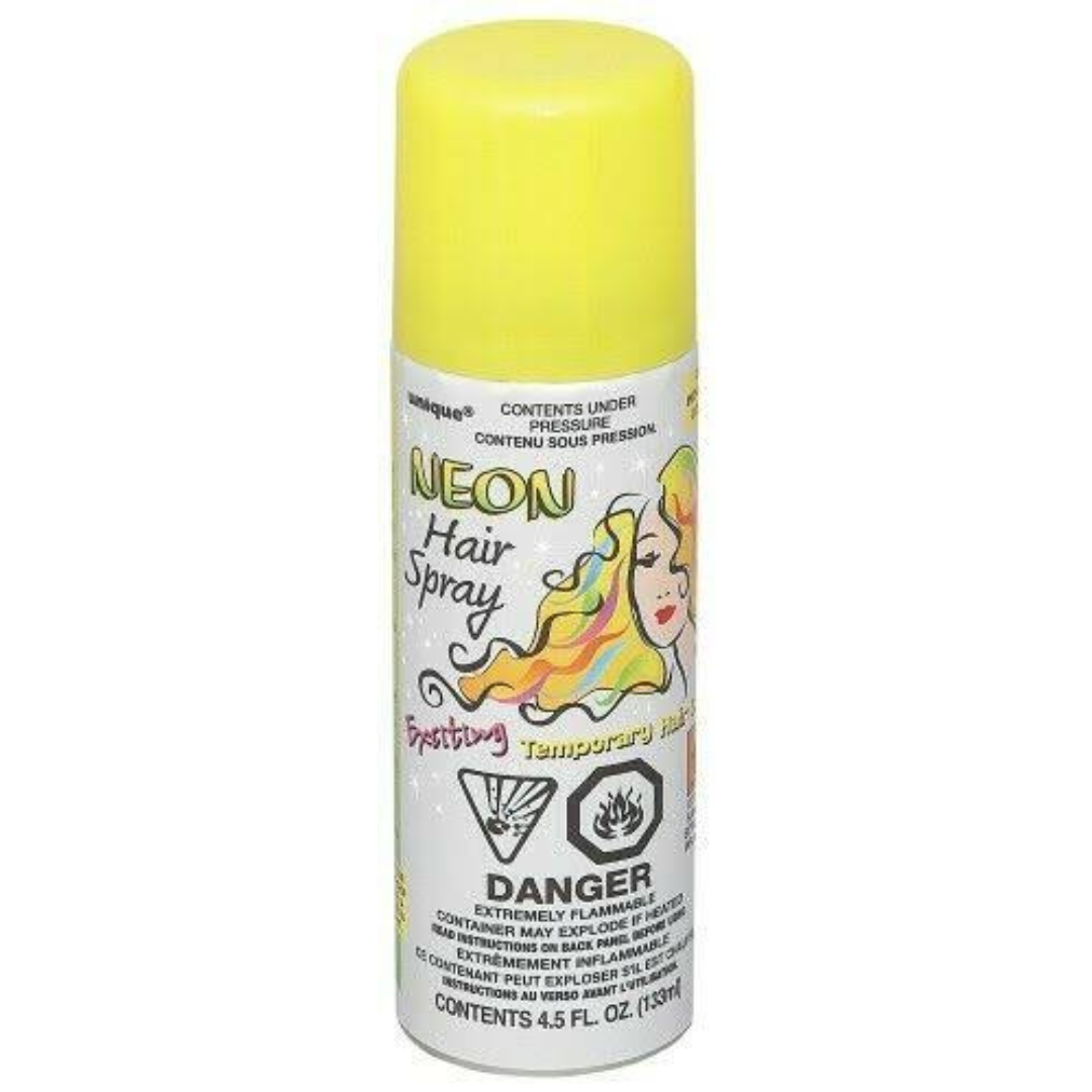 Yellow Coloured Hair Spray 85-100g - Ponytails and Fairytales