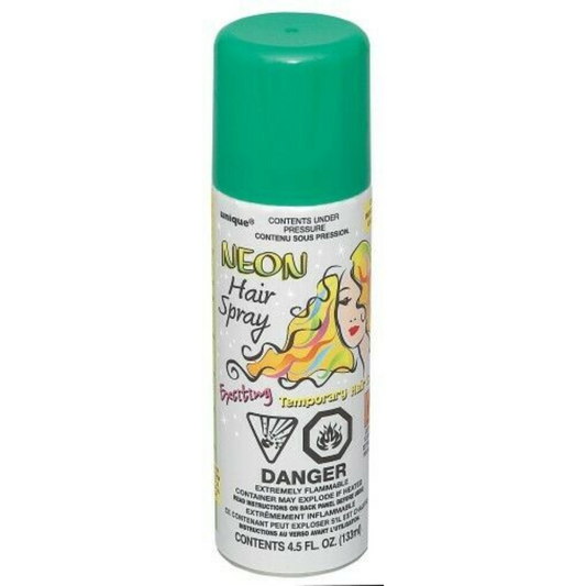 Green Coloured Hair Spray 85-100g - Ponytails and Fairytales