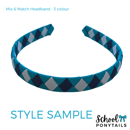 Teal & Navy & Purple Hair Accessories