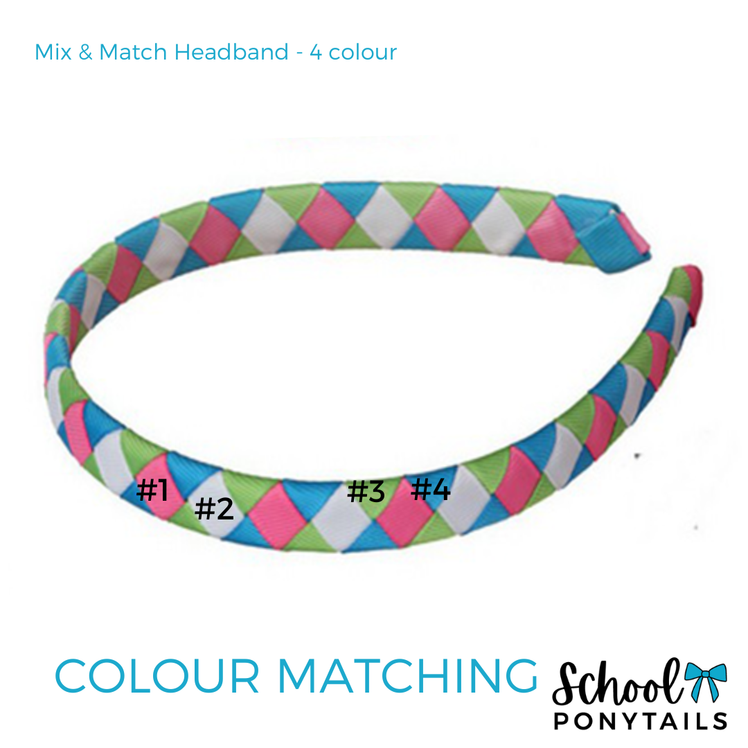 Black & Yellow & Purple & Sea Blue Hair Accessories