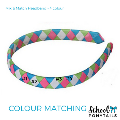 Black & Yellow & Purple & Sea Blue Hair Accessories
