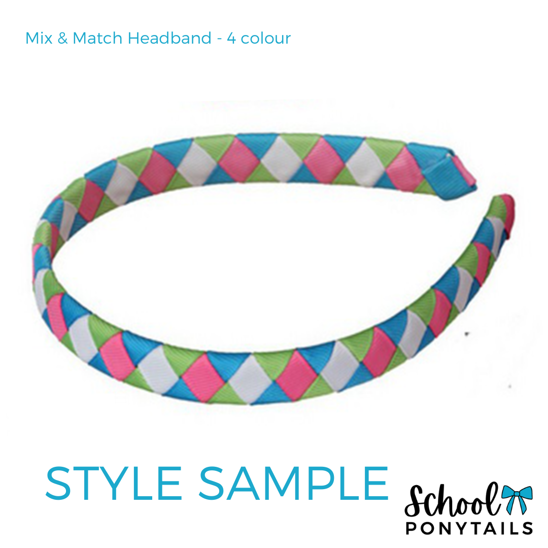 Black & Yellow & Purple & Sea Blue Hair Accessories