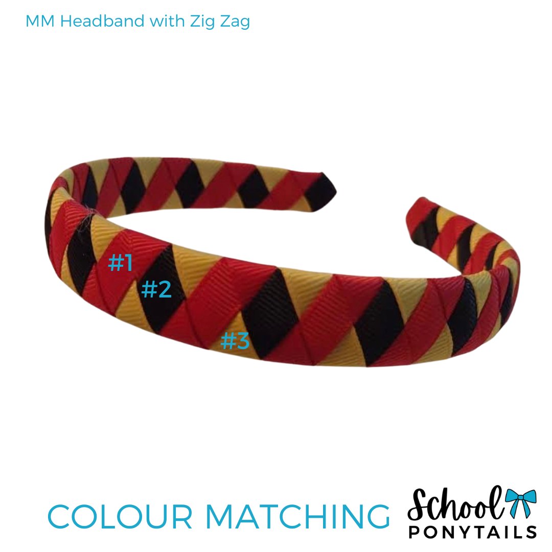 MM Headband with Zig Zag {Pre-order}