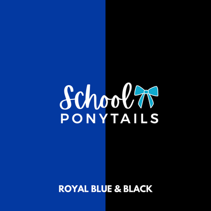 Royal Blue & Black Hair Accessories