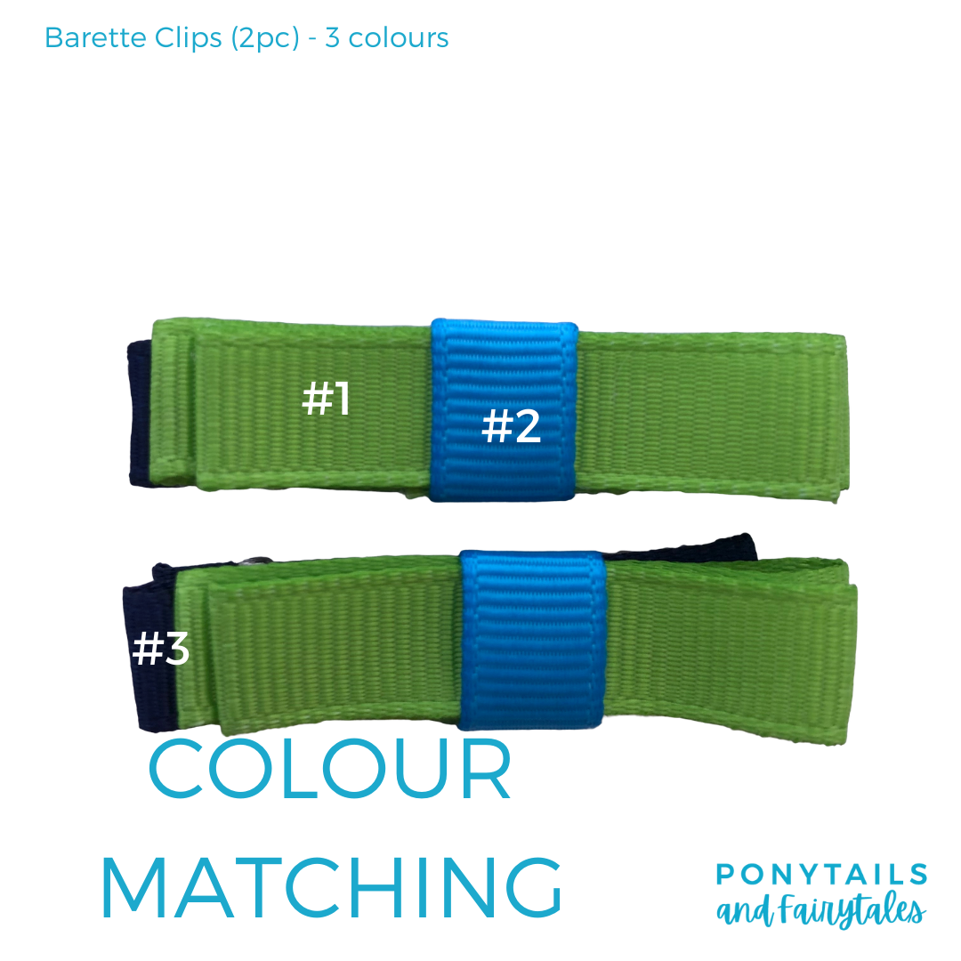 Jade & Navy Hair Accessories