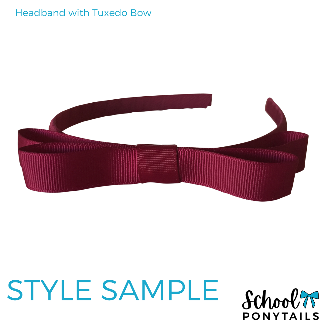 Red & Navy Hair Accessories - Ponytails and Fairytales