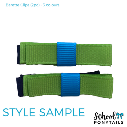 Jade & Navy Hair Accessories