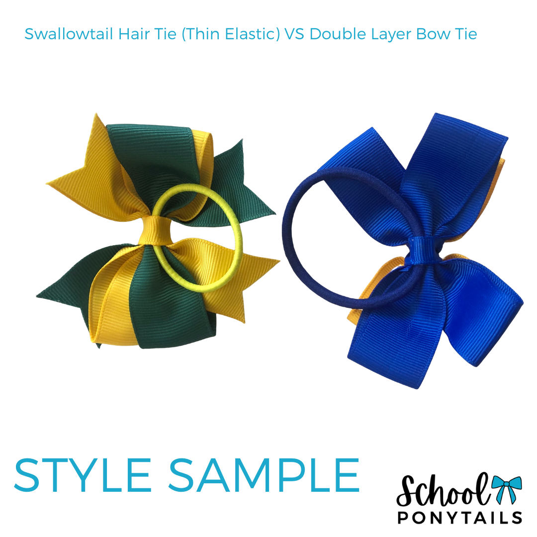 Dark Petrol Green & Navy Hair Accessories