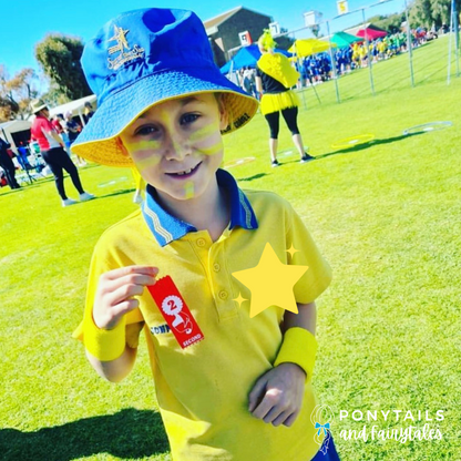 Yellow and Gold Team Sports Day Range - Ponytails and Fairytales