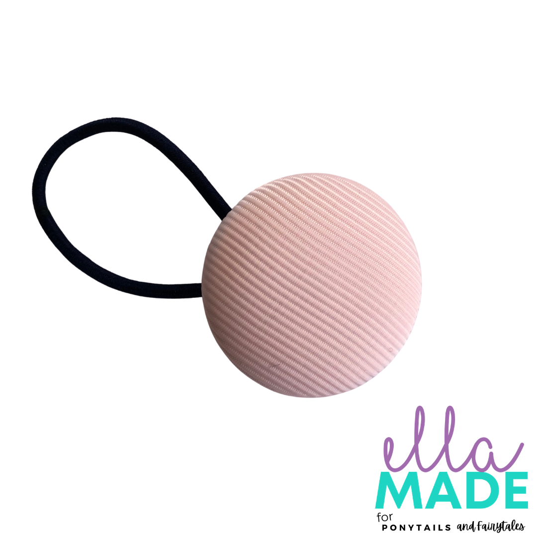 Pastel Ballet Pink Hair Accessories - Ponytails and Fairytales