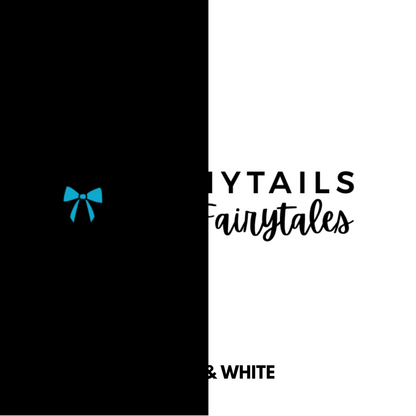 Black & White Hair Accessories - Ponytails and Fairytales