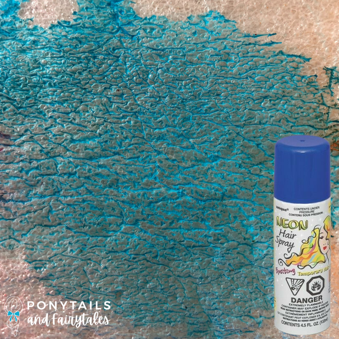 Blue Coloured Hair Spray 85-100g - Ponytails and Fairytales