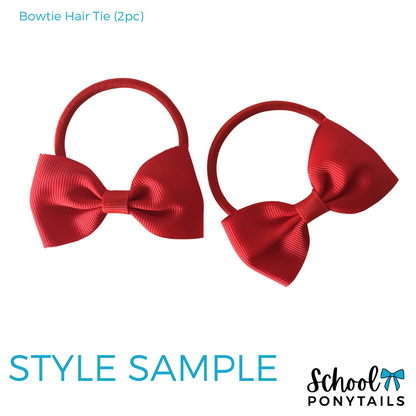 Red & Navy Hair Accessories - Ponytails and Fairytales
