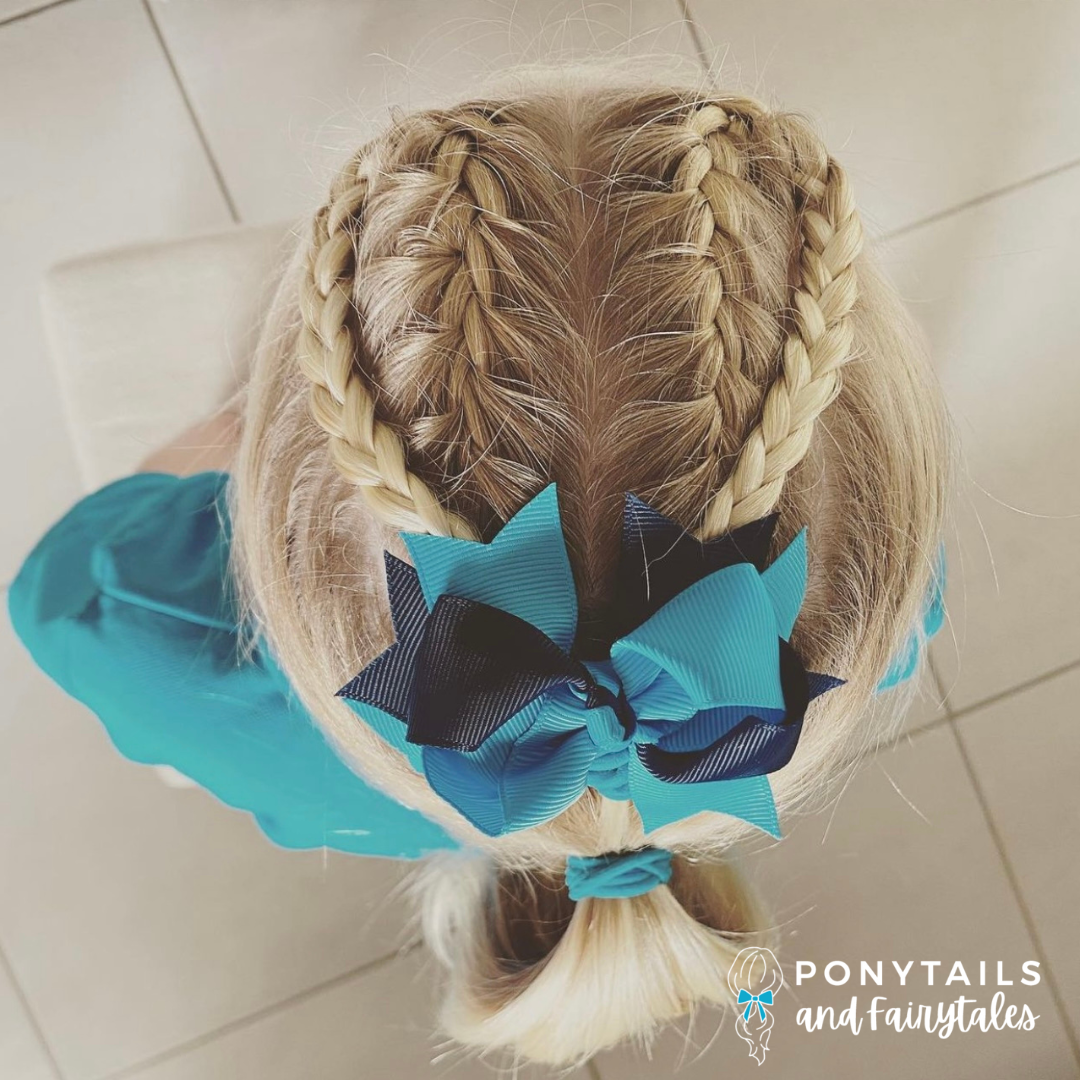 Layered Bows - Combined Colours - Ponytails and Fairytales