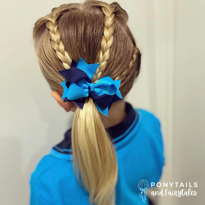Layered Bows - Solid Colour