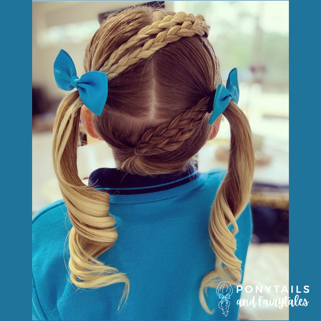 Bowtie Hair Tie (2pc) - Ponytails and Fairytales